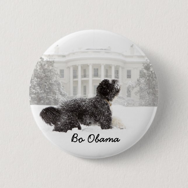 BoObama 2 Inch Round Button (Front)