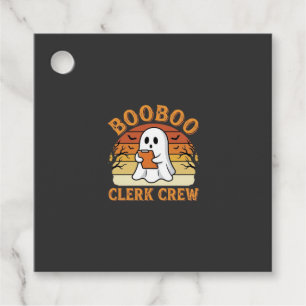 Booboo Clerk Crew Halloween Ghost Design_1 Favour Tags