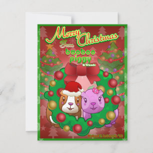 Booboo Piggy Christmas card 2022
