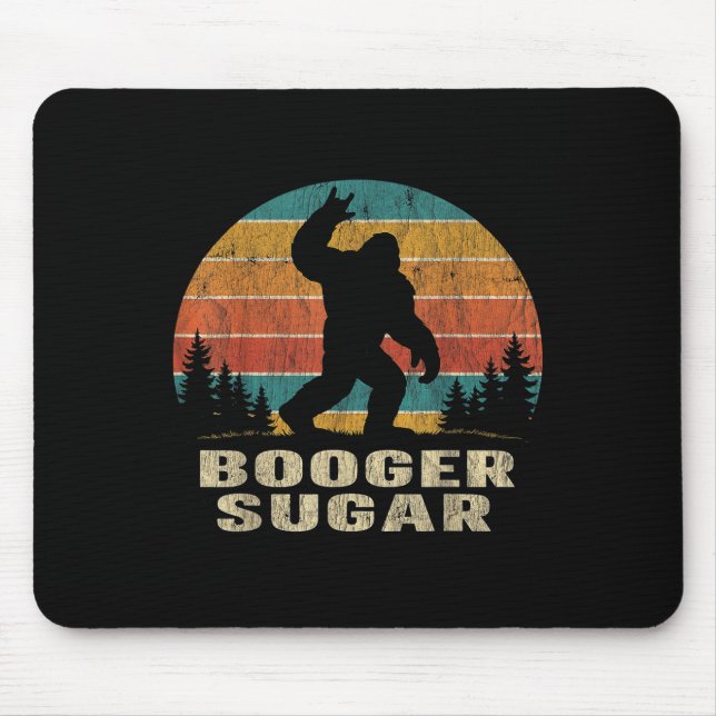 Booger Sugar Sasquatch Funny Meme  Mouse Pad (Front)