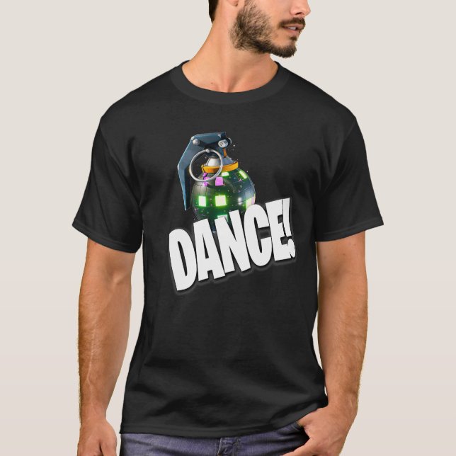 Boogie Bomb Dance Disco  Funny Battle Royale T-Shirt (Front)