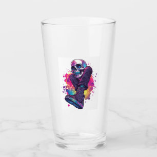 Boogie Bones � Funny 70s Disco Skull Glass