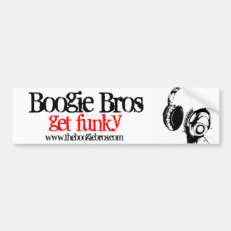 Boogie Bros  Bumper Bumper Sticker