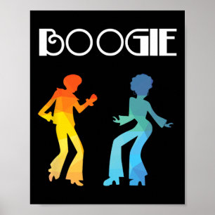 Boogie Dance Music Lover Funk Soul Grooves Tee Poster