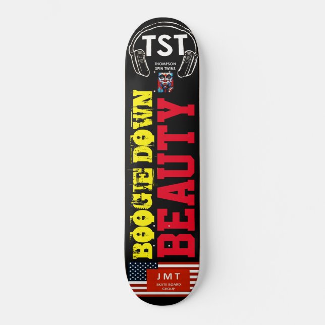 BOOGIE DOWN BEAUTY Skateboard (Front)