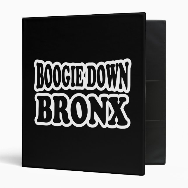 Boogie Down Bronx, NYC Binder (Front/Inside)