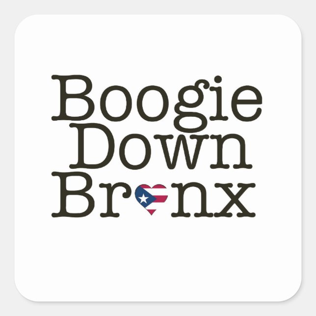 Boogie Down Bronx Sticker (Front)