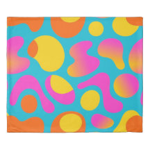 Boogie Dreams – Retro Pop Abstract Duvet Cover