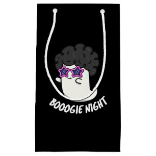 Boogie Night Funny Halloween Disco Ghost Pun Small Gift Bag