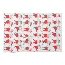 Boogie Woogie Santa Claus Serviette de cuisine de