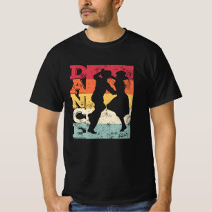 Boogie Woogie Swing Dancing Retro Colours Vintage T-Shirt