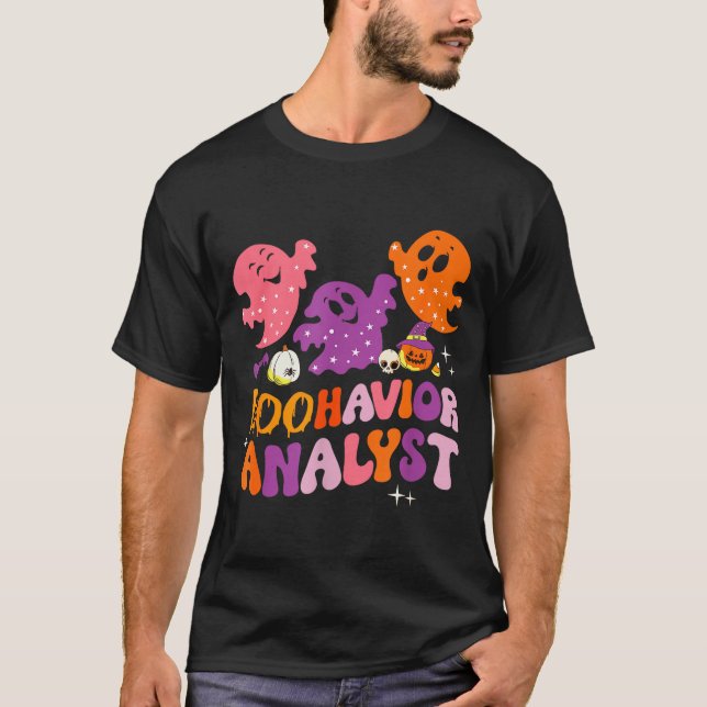 Boohavior Squad Yst Squad Aba Therast Halloween  T-Shirt (Front)