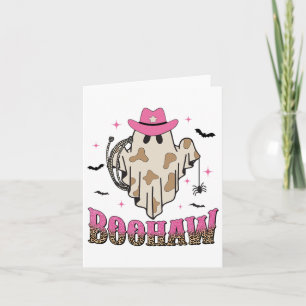 Boohaw Ghost Halloween  Card