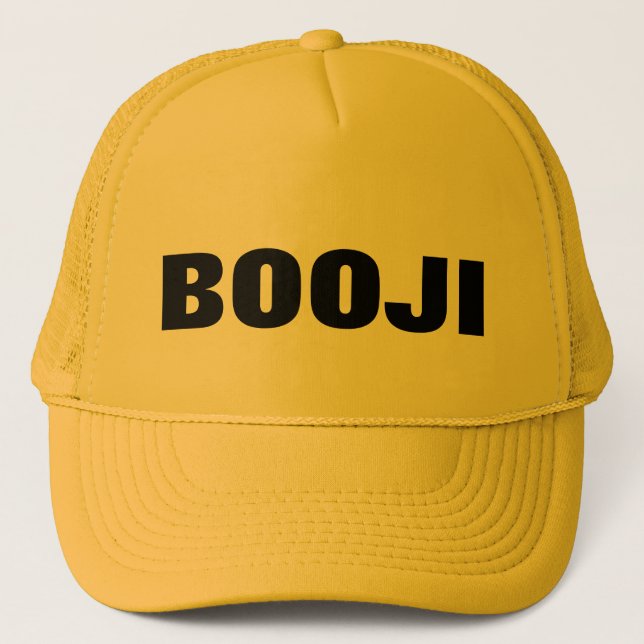 BOOJI JAUNE CASQUETTE (Devant)