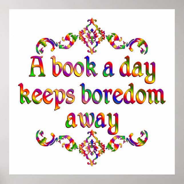 Book a Day Poster (Front)