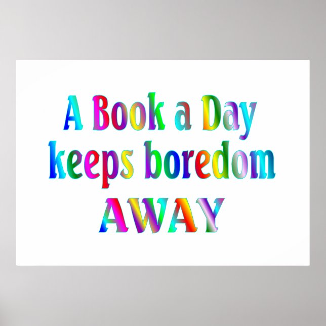 Book a Day - Starting at $11.80 Poster (Front)