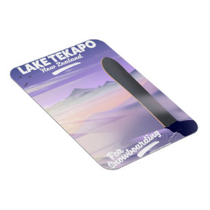 book a trip today lake Tekapo New Zealand Magnet