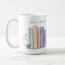 Book Addict Customizable Large Mug