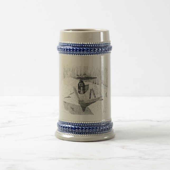 Book And Beer Stein (Center)