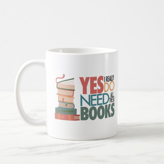 Book and Reading Love Mug (Left)