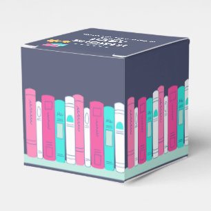 Book Baby Shower, Brunch and Books, Gender Neutral Favor Box