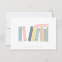 Book Baby Shower Thank You