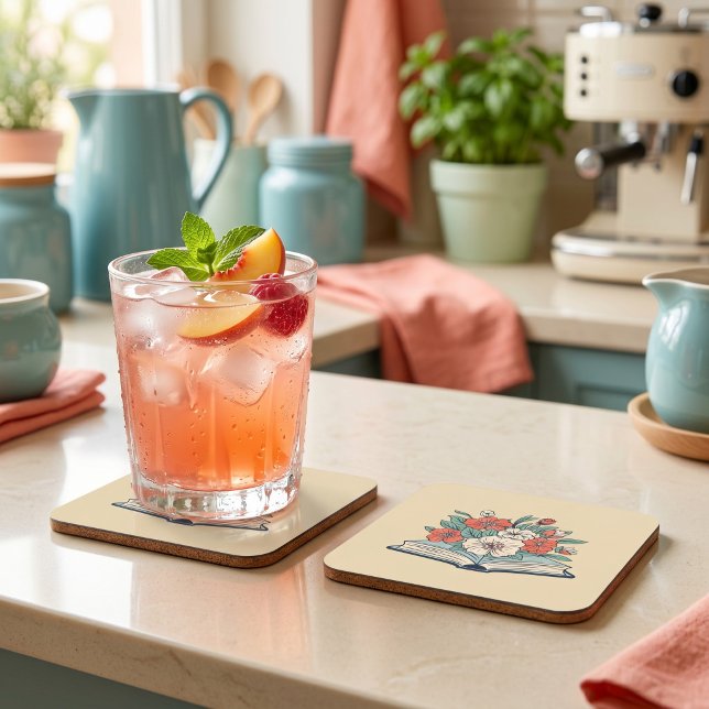 Book Beverage Coaster (Creator Uploaded)