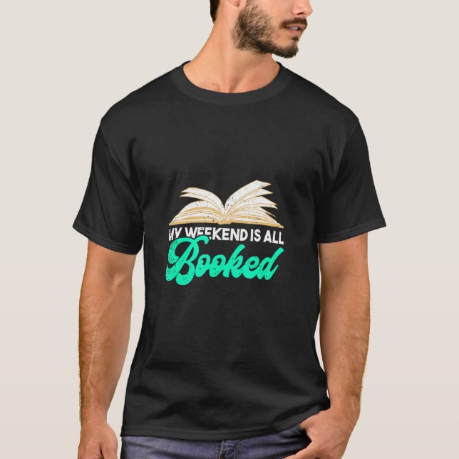 Book Bibliophile Reading T-Shirt (Front)