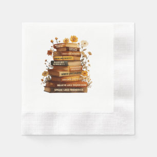 Book Black History Month Napkin