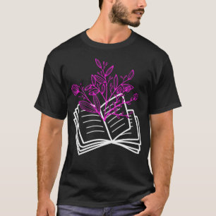 Book  Book flower Reading fans book  bookworm  2 T-Shirt