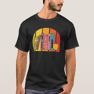 Book Bookshelf Bookworm and Reading Fans Books T-Shirt