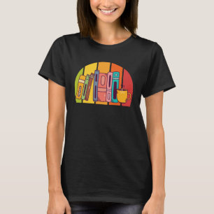 Book  Bookshelf Bookworm and Reading Fans Books T-Shirt