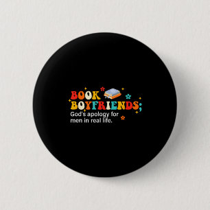 Book Boyfriends Definition Design  2 Inch Round Button