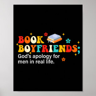 Book Boyfriends Definition Design Poster