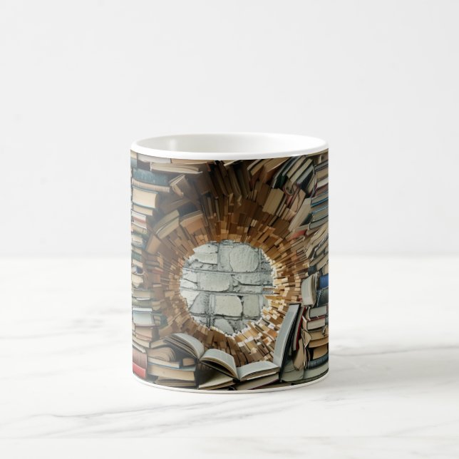 Book Breaking Wall Mug (Center)
