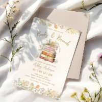 Book & Brunch Boho Bridal Shower Invitation