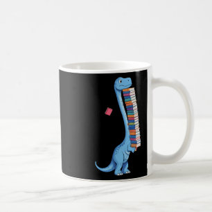 Book Carrying Dinosaur Reading Dino  Coffee Mug
