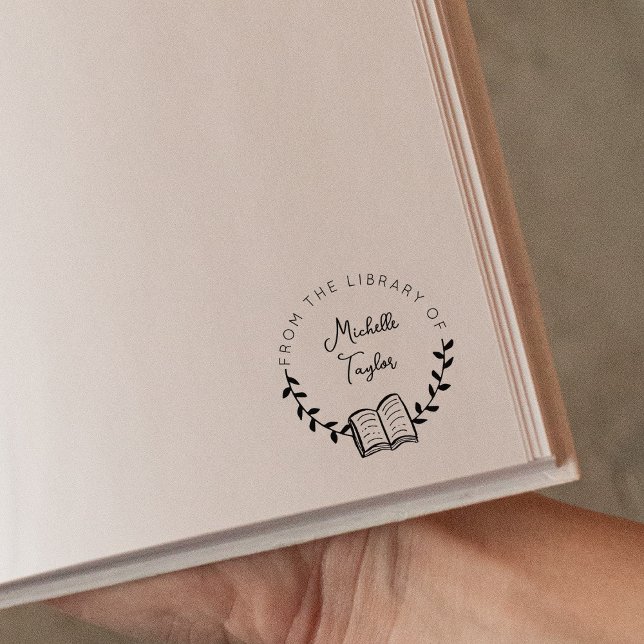 Book Circle From the Library Of  Rubber Stamp (Creator Uploaded)