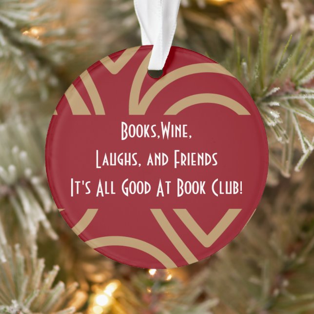 Book Club / Book Group - It's All Modern Red (Arbre)