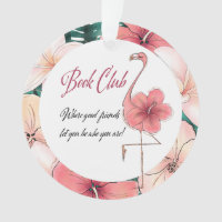 Book Club Chic Flamant rose rose Funny Ami