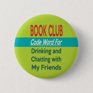 Book Club - Code Word 2 Inch Round Button