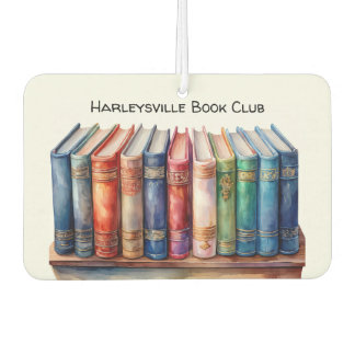 Book Club Customizable Auto Air Freshener