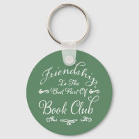 Book Club Friendship Key Holder Green