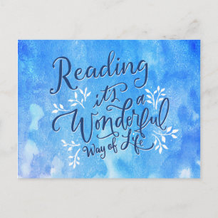 Book Club Gathering Invitation Reminder Bookmark Postcard