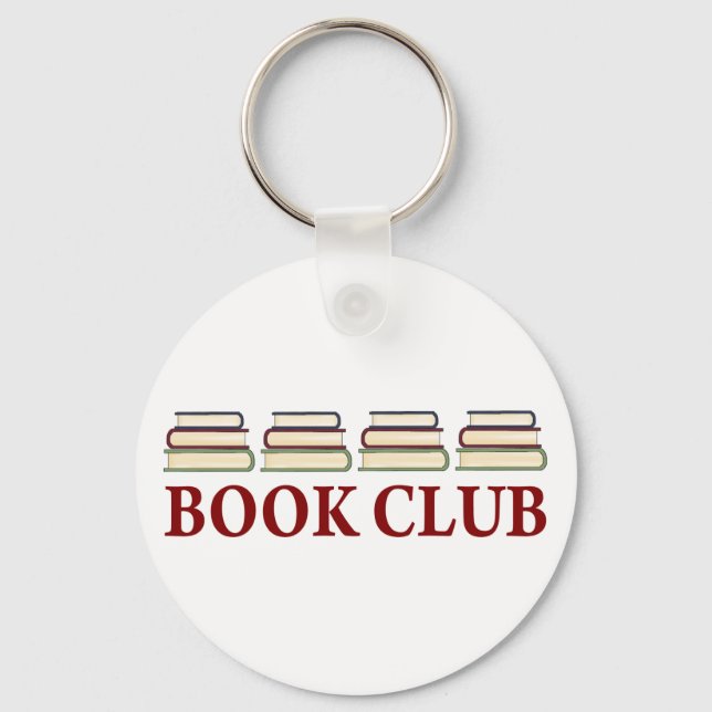 Book Club Gift For Readers Keychain (Front)