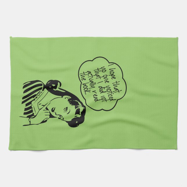 Book Club - I Hope - Retro Kitchen Towel (Horizontal)