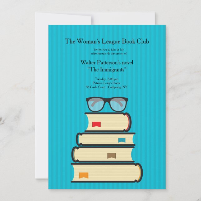 Book Club Invitation (Front)