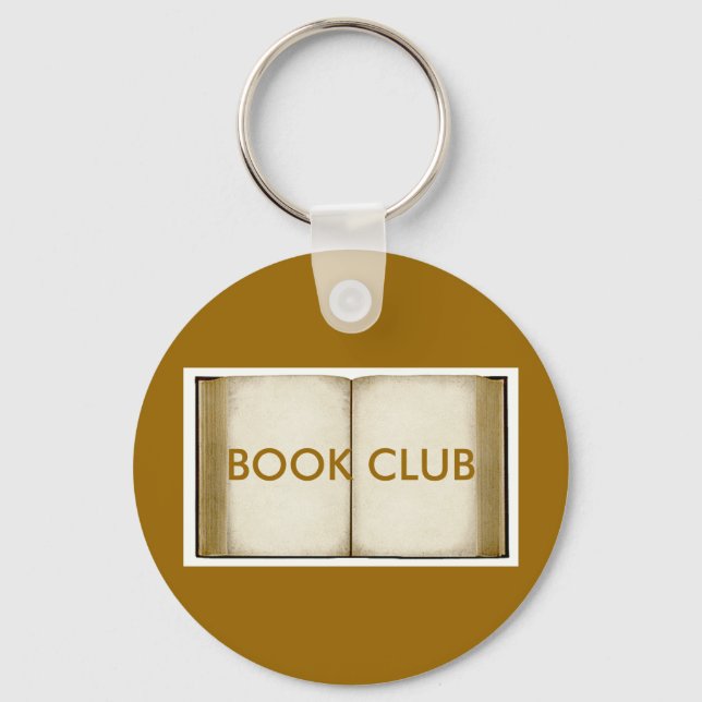 Book Club Keychain (Front)