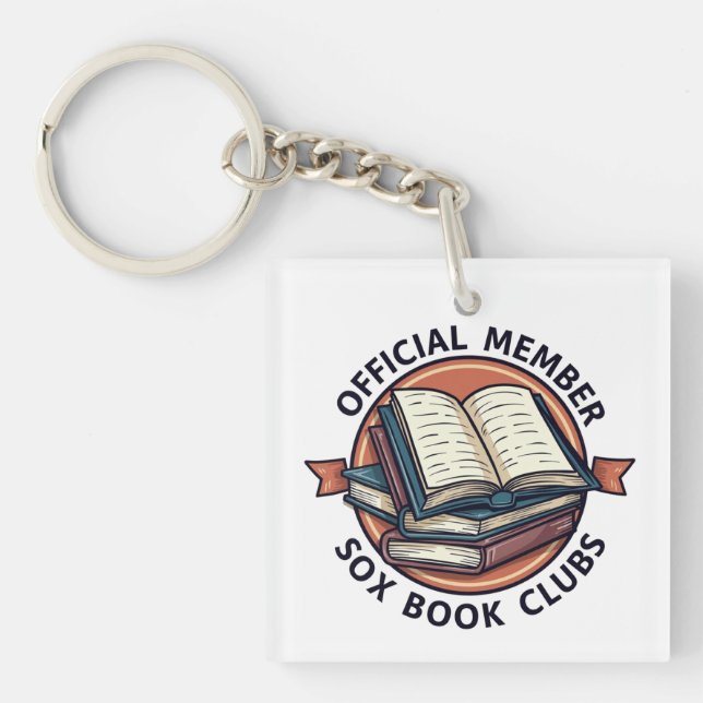 Book Club Member Keychain (Front)