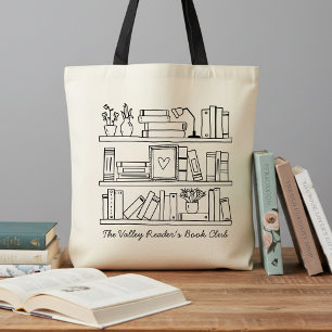 Book Club Member's Personalized Gift Tote Bag